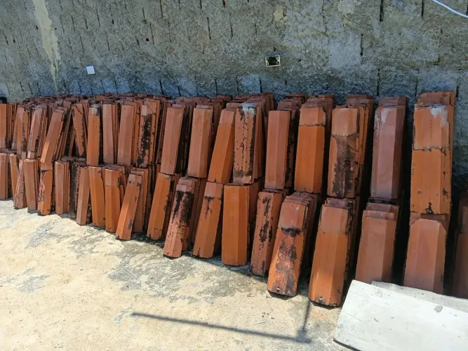 1500 unidades Telha cerâmica