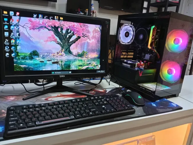Ryzen 5 2400 g completo pego troca + garantia