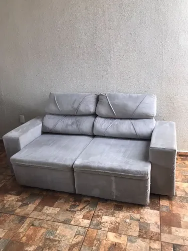 Lindo Sofá Reclinável e Retrátil SEMI NOVO