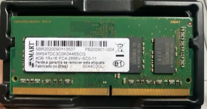Mémoria Ram DDR4 para Notebook 4Gb