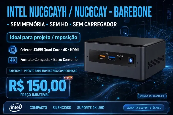 Mini Pc Intel NUC6CAY