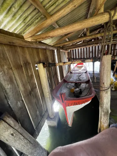 Canoa de madeira