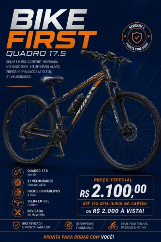 Bike FIRST aro 29 kit shimano alívio