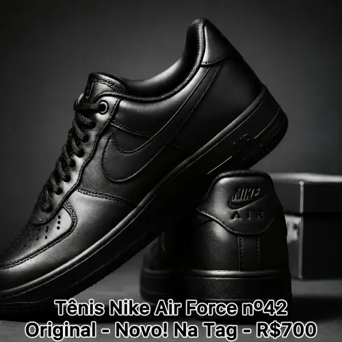 Tênis Nike Air Force Preto