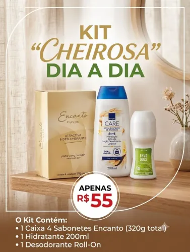 Kit cheirosa para o dia a dia