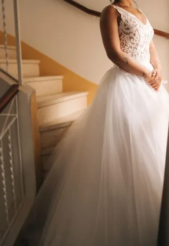 Vestido de Noiva 2 em 1