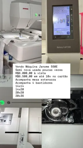 Maquina Janome 550e