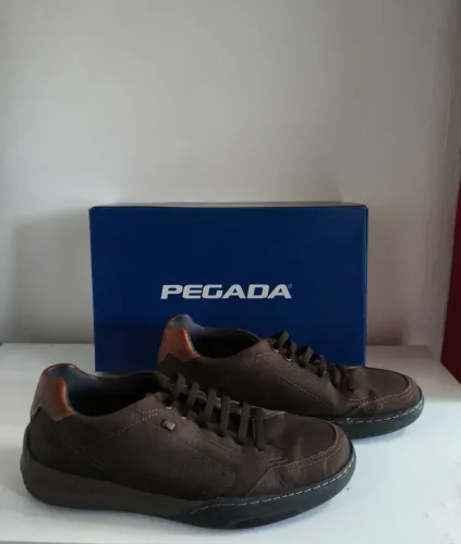 Sapatênis Pegada Masculino em couro 