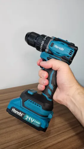 FURADEIRA/PARAFUSADEIRA DE IMPACTO HANABI CY-3003 - 21V BRUSHLESS