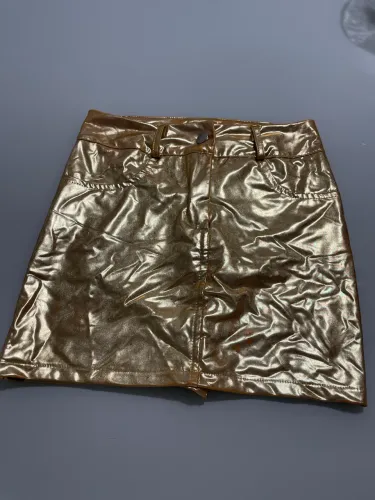 Saia Dourada Metalizada (Vibe Festival/Carnaval)