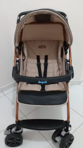 Carrinho de Bebê Burigotto Krio Dourado