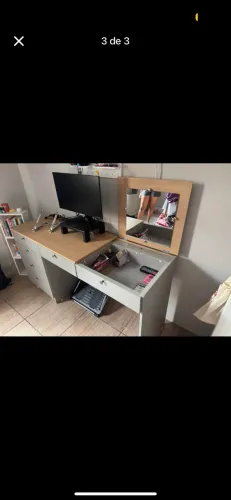 Mesa de escritório + penteadeira  