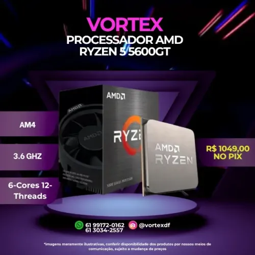 PROCESSADOR AMD RYZEN 5 5600GT
