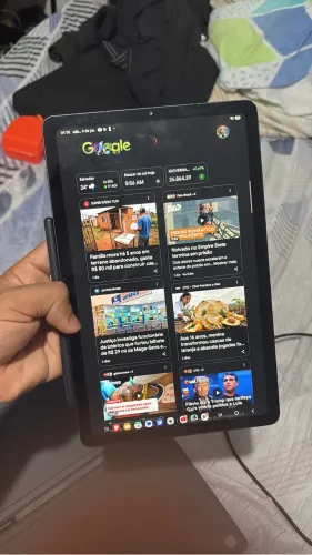Tablet Samsung S6 Lite Com acessórios