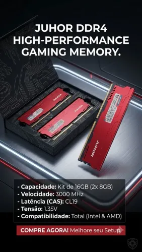2x8GB de memória ram DDR4 