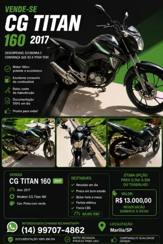 Cg titan 160, 2017