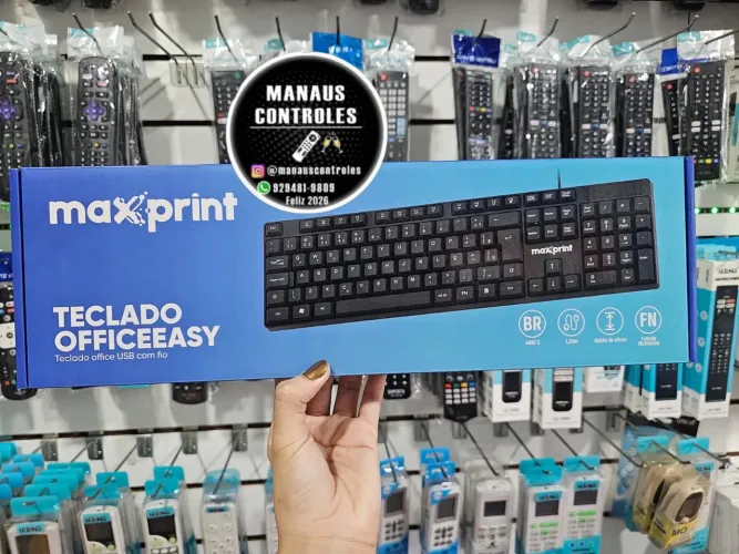 Teclado com fio Max print