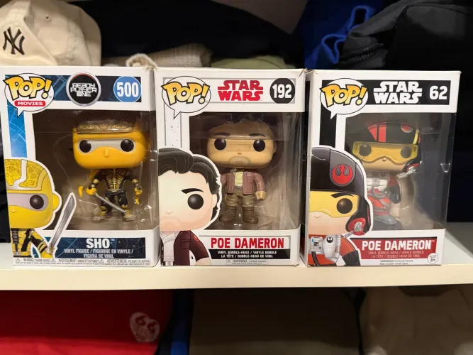 3 funko pops