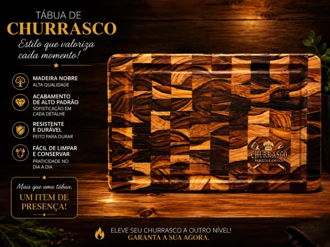 Tábua de churrasco M