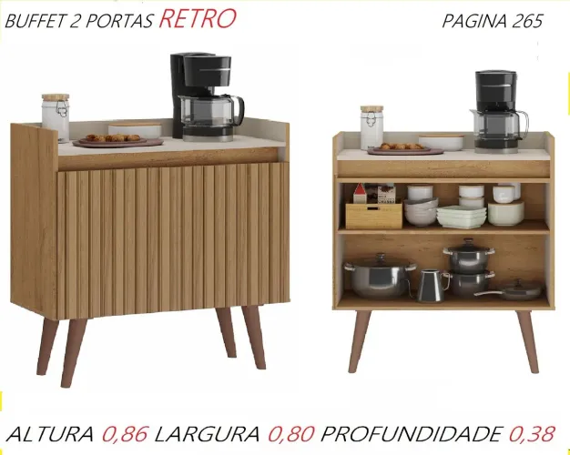 Aparador retro cantinho do cafe