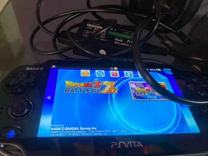 Psvita 1000 OLED no ponto de jogar, modelo