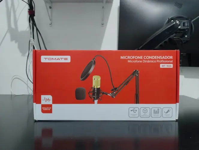 MICROFONE TOMATE ? TESTADO E FUNCIONANDO 100%
