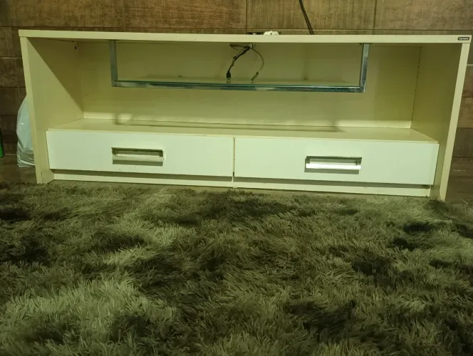 Rack para sala + nicho de vidro