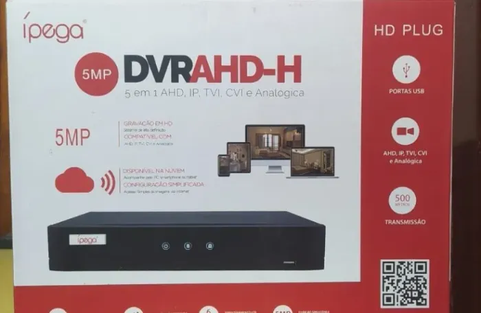 Dvr ÍPEGA 16 Canais: Gravador De Cftv 5mp 5 Em 1 Ahd/ip/tvi/cvi