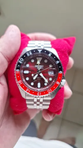 RELÓGIO SEIKO GMT EDIÇÃO LIMITADA