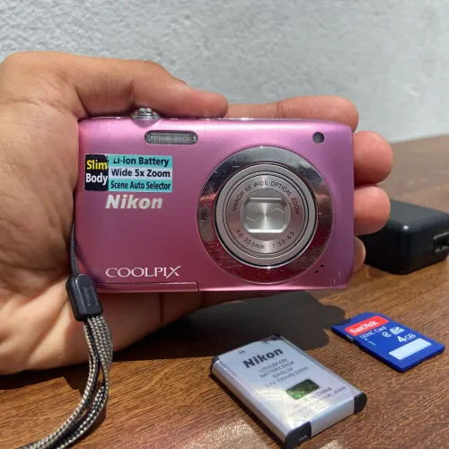 Cybershot Coolpix S2600 Rosa - Completa