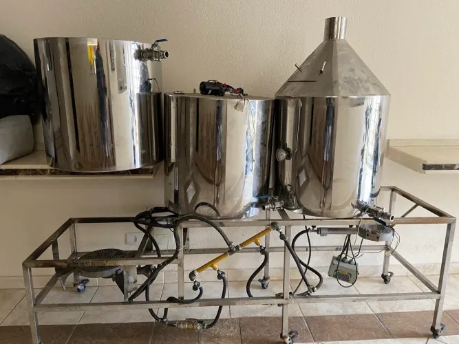Cozinha cervejeira 100L Inox 305