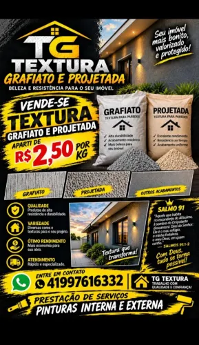 Textura projetada grafiato