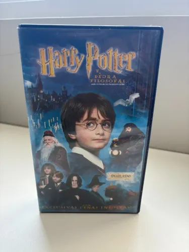 VHS Harry Potter e a Pedra Filosofal ORIGINAL Dublado