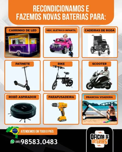 Baterias de lítio 