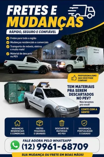 Mudanças fretes e carretos 