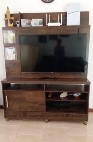 Rack com painel para TV 