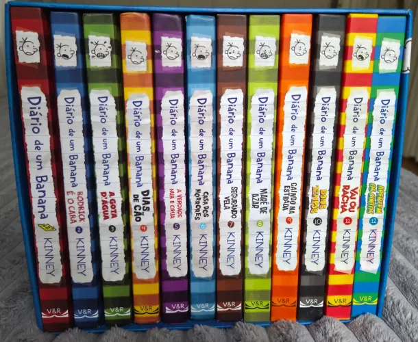 Box diario de um banana 1 ao 12 capa dura