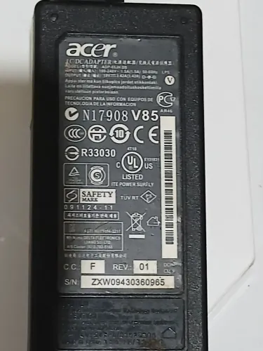 Carregador notebook Acer
