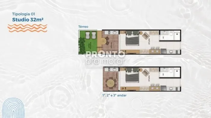 Apartamento com 1 quarto em Carneiros