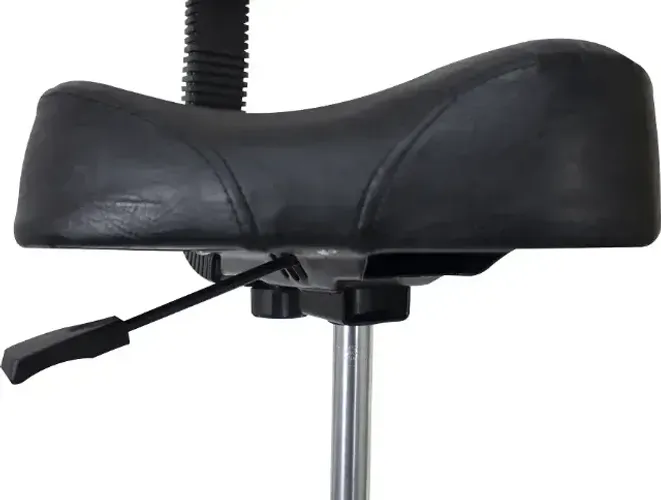 Banco Bateria Pneumático Selim Spanking Preto Altura Ajustável SM-052
