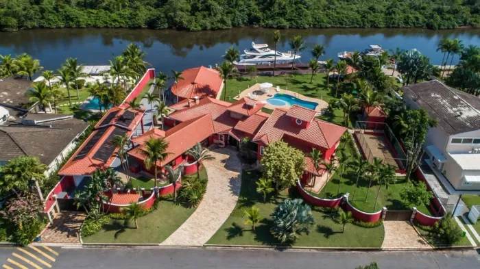 Casa em Condomínio para Venda em Guarujá, Enseada, 4 dormitórios, 4 suítes, 5 banheiros, 2