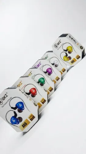 Fone QKZ AK6 In-Ear Retorno de Palco C/ Microfone - Novo na Caixas (Várias Cores)