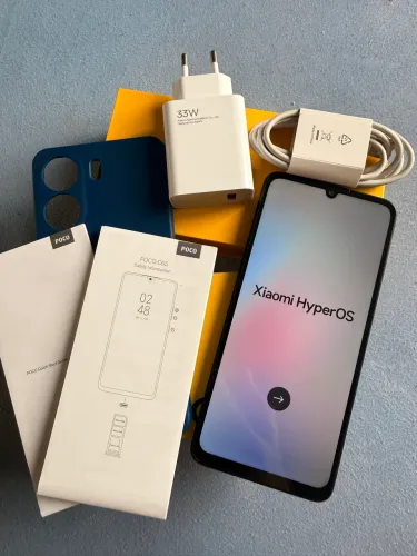 Celular Xiaomi Poco C65 Dual SIM 256 GB Preto 8 GB RAM