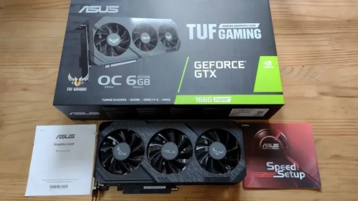 Placa De Vídeo Geforce Gtx 1660 Super 6gb Asus TUF 3