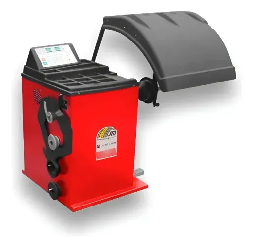 Balanceador De Rodas Motorizada Bl800 Vermelho Jm Máquinas 220v Nova Na Caixa