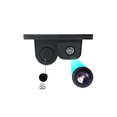 Câmera de ré universal, com sensor de estacionamento - Knup KP-S115