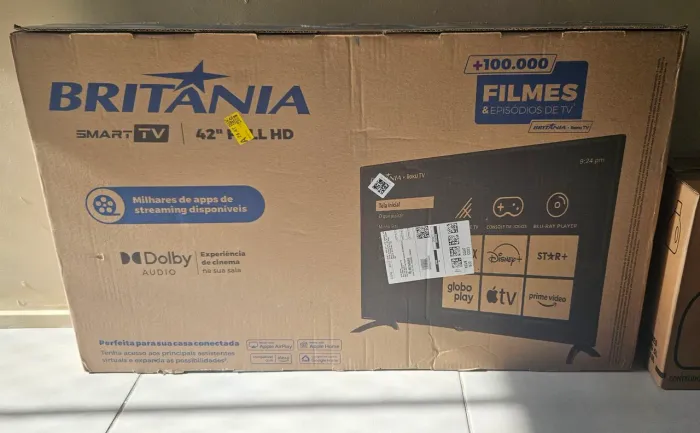 Smart tv Britânia 42 polegadas
