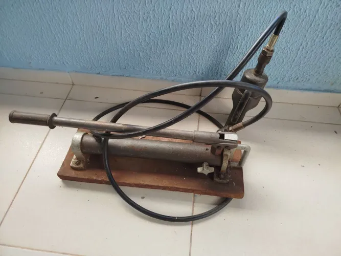 Prensa terminal hidráulico de mangueira