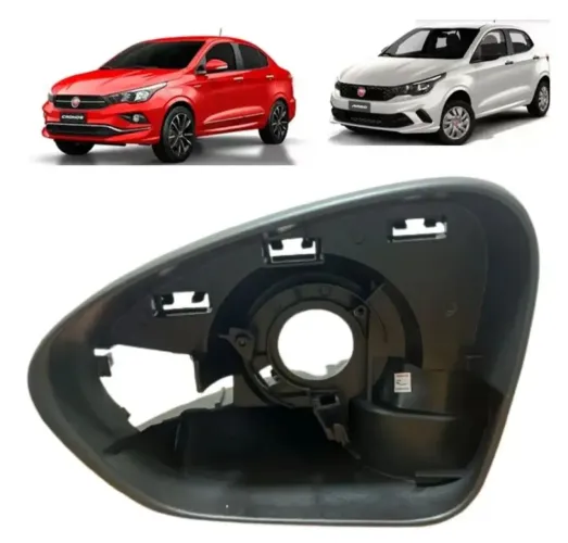 Cabeça Corpo Moldura Retrovisor Esquerdo - Compatível com Fiat Cronos 2023