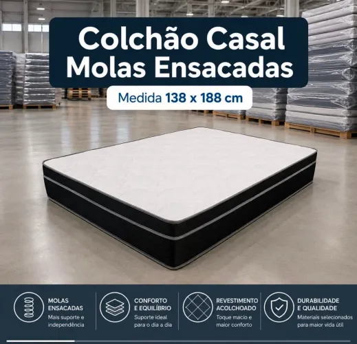 Colchão molas novos e frete grátis